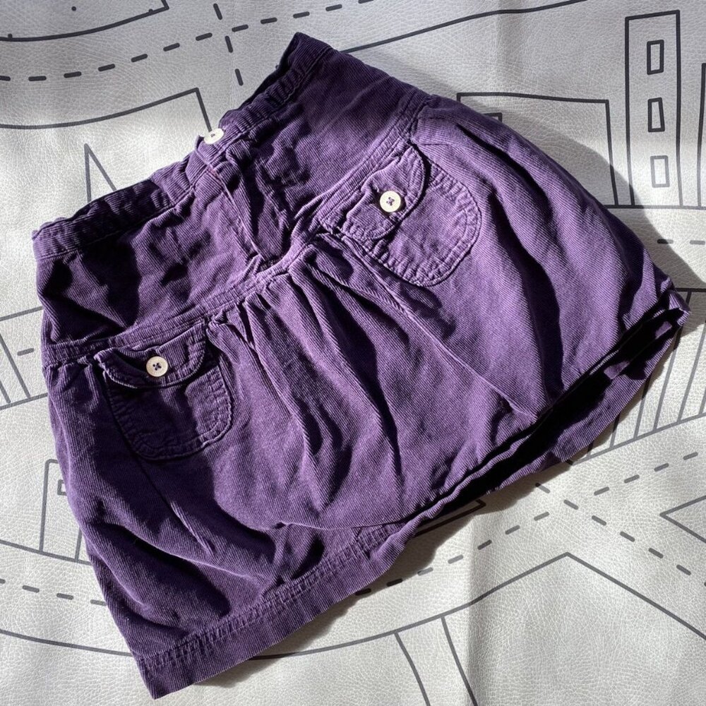 Olive Juice Corduroy Skirt